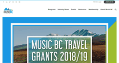 Desktop Screenshot of musicbc.org